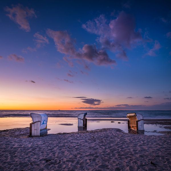 Sonnenuntergang an der Ostsee von Denis Feiner