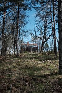 Baufälliges schwedisches Haus