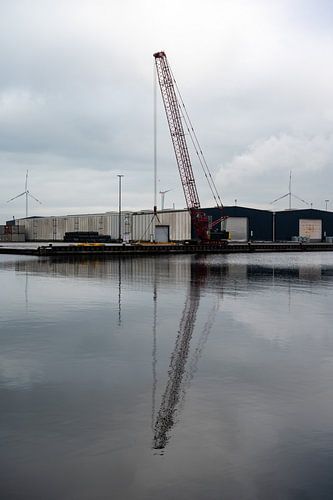 Laadkranen in Amsterdam