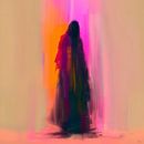 Dark feminine silhouette with a touch of neon by Lauri Creates thumbnail