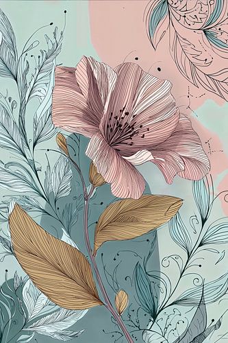 Vintage Flora in Pasteltinten no.6