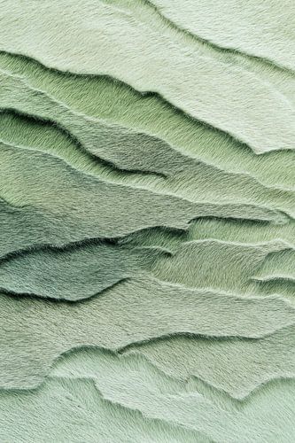 Abstract Texture in Soft Green Relief Design