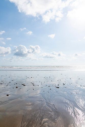 Reflecties aan de Kustlijn Harmonie tussen Hemel en Aarde