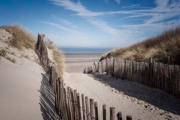 Duinlandschap Cote d'Opale Wissant van Sabine Scheyvaerts