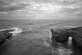 An Arch Monochrome - San Diego Coast by Joseph S Giacalone Photography