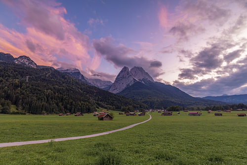 Sonnenuntergang am Kreuzeck