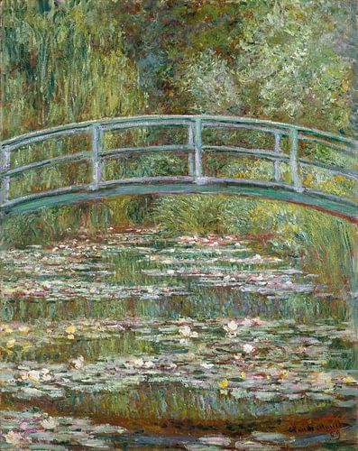 De Japanse brug en de waterlelies, Claude Monet