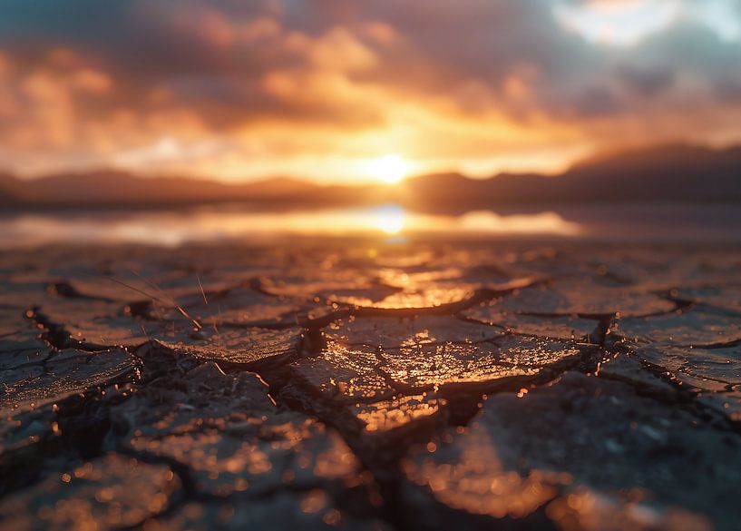 Glanzvolles Abendlicht im Tal von fernlichtsicht