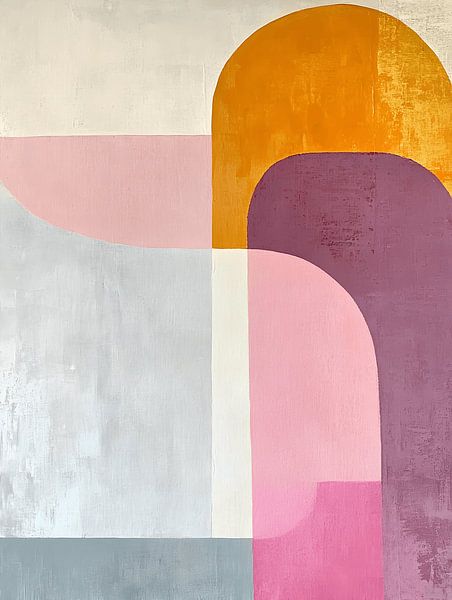 Pastel Abstract III van Gypsy Galleria