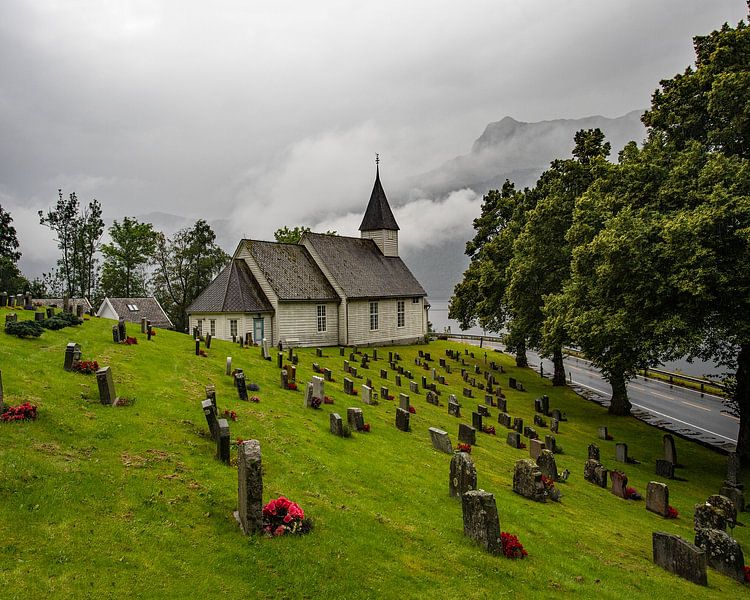 Mystical mist in the Hardangerfjord by Corine Maas
