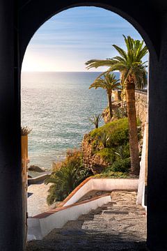 Nerja beach on the Costa del Sol by Voss photography