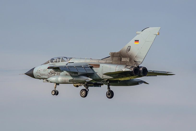 Landing Panavia Tornado IDS of the German Air Force. by Jaap van den Berg