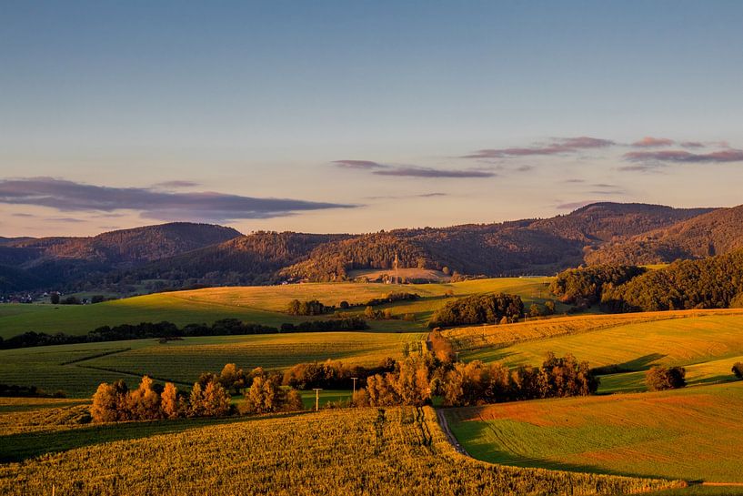 Balade au crépuscule dans la belle lumière de Schmalkalden par Oliver Hlavaty