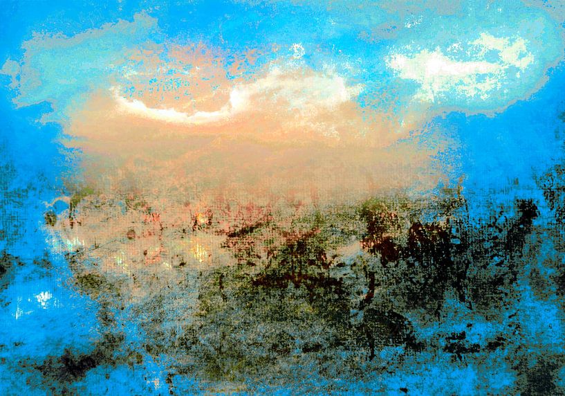 Scandinavia Abstract Sunrise by Mad Dog Art