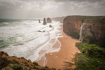 De Twaalf Apostelen, Great Ocean Road in Victoria, Australië van Troy Wegman