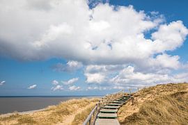 Way through the dunes at the Rote Kliff in Kampen, Sylt by Christian Müringer