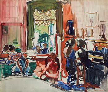Frances Hodgkins, De pianoles, ca 1909