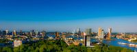 Skyline Rotterdam bleu
