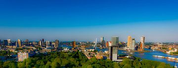 Skyline Rotterdam bleu