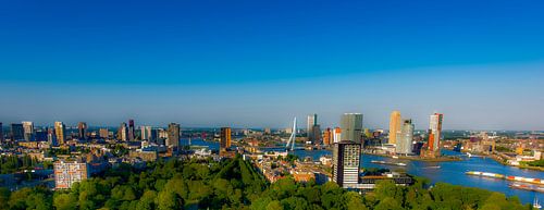 Skyline Rotterdam bleu