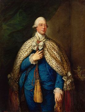 Portret van George III, Thomas Gainsborough...