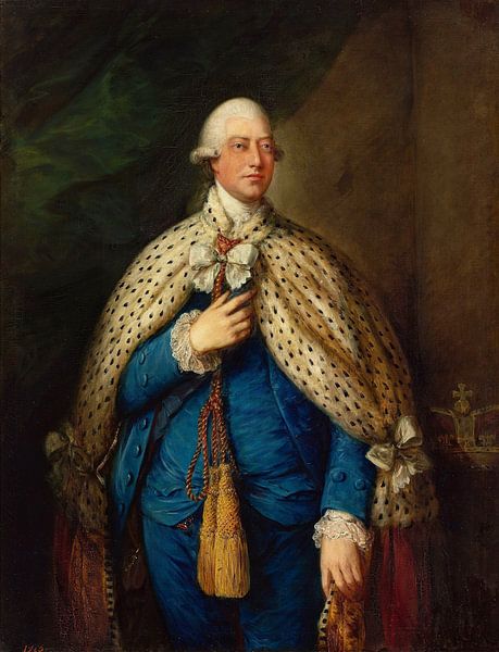Portrait de George III, Thomas Gainsborough par Des maîtres magistraux