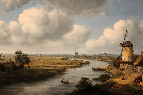 Landschaft im Gleichmaß von Skyfall