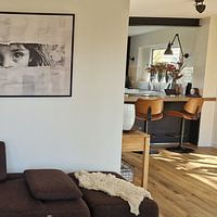 Photo de nos clients: Street Art | Banksy Style par Peintures accrocheuses, sur toile