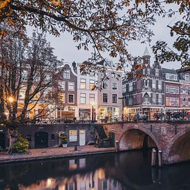 Rustige avond in Utrecht  van Een Wasbeer