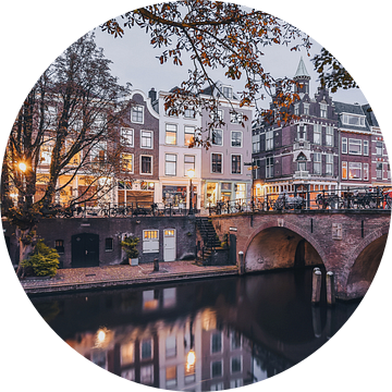 Rustige avond in Utrecht  van Een Wasbeer