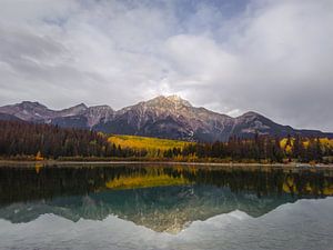 Patricia Lake und Pyramid Mountain in Jasper, Kanada