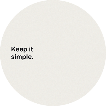 Keep it simple van Bohomadic Studio