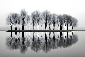 Bäume in den Niederlanden von Artsy