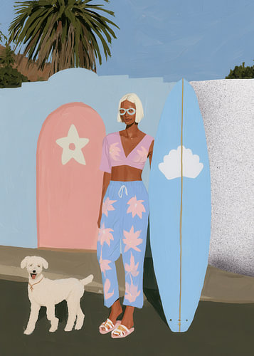 Pastel Paradise van Henriette Visscher