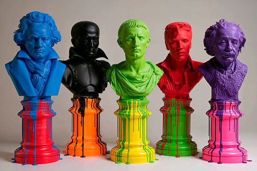 Historical Busts van Harry Hadders Design