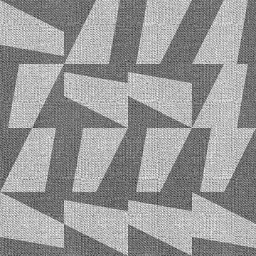 Textiel linnen neutrale geometrische minimalistische kunst IX van Dina Dankers