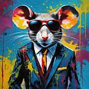 Pop Art Muis 02.15 van Blikvanger Schilderijen thumbnail