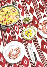 Spaanse paella-maaltijd van Karen Menzenbach