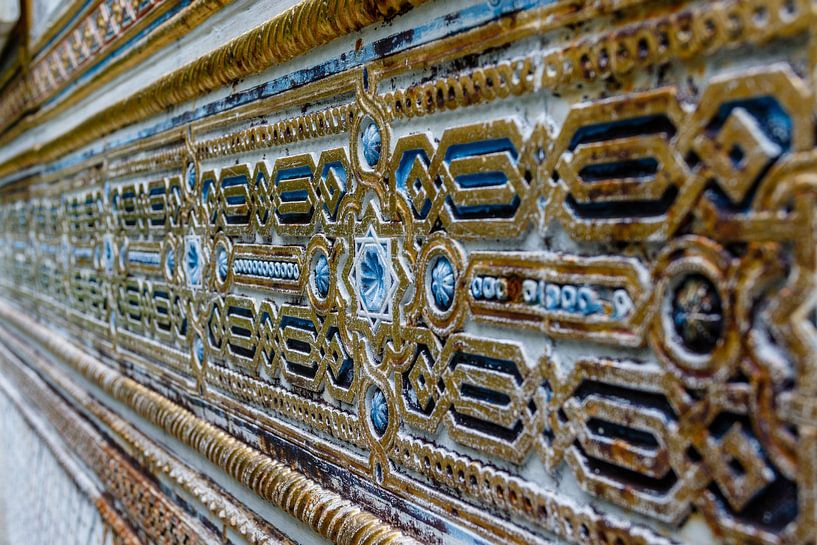 Wall of the Moorish pavilion in the park of the Linderhof palace in Bavaria, Germany, Europe by WorldWidePhotoWeb