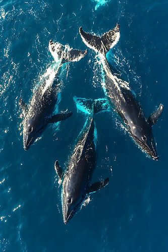 Humpback whales / Whales in the ocean