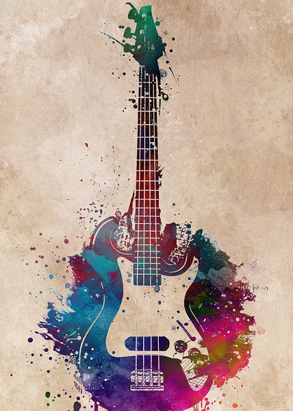 Bass guitar music art #guitar by JBJart Justyna Jaszke