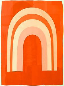 Orange oben