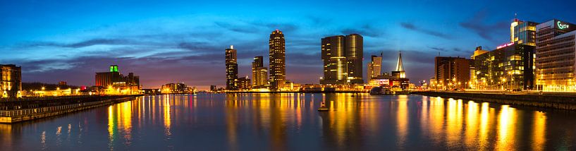 Panorama Rijnhaven Rotterdam von Peet de Rouw