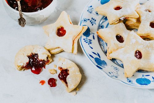 Étoiles Biscuits à la confiture