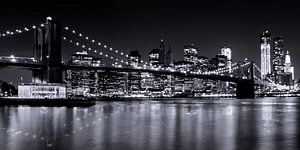 Night-Skylines NEW YORK III bw sur Melanie Viola