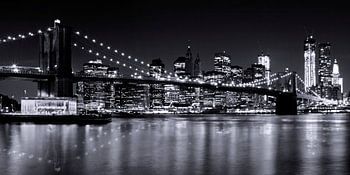 Night-Skylines NEW YORK III bw
