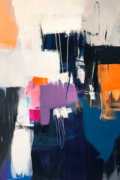 Modern abstract composition in colours by Poster Art Shop