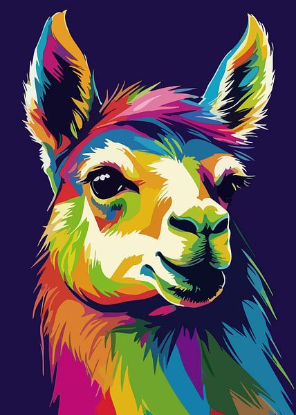 Llama Pop Art Style par MIROKKU