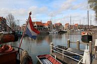 Oude vissershaven van Hoorn Noord-Holland van Paul Franke thumbnail