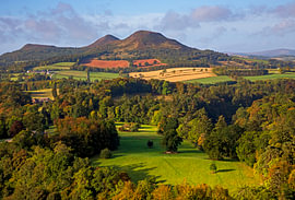 Scott's View; Eildon Hills; Melrose; Scottish Borders; Scotland;